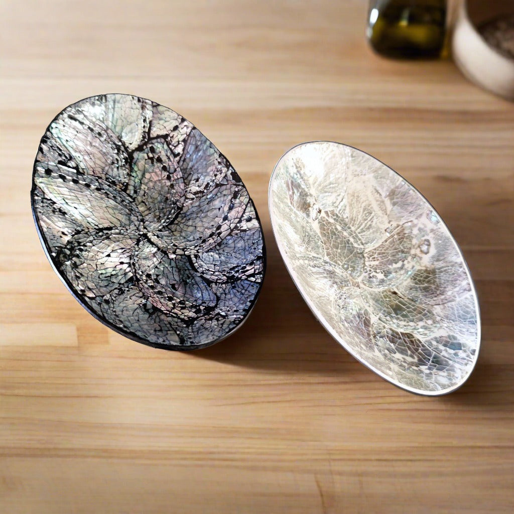Elevate Your Dining Elegance with Abalone Shell Bowl - Aesthetic Kitchenware for the Modern Woman