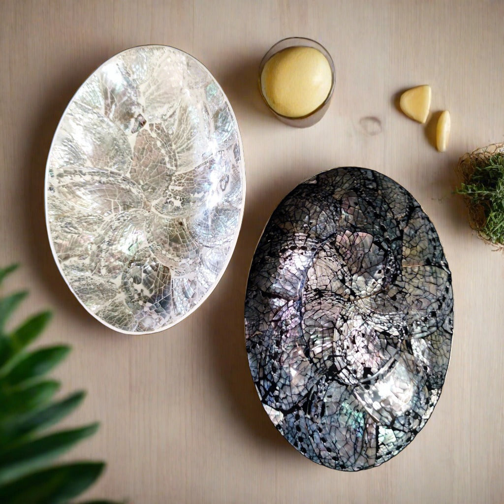 Elevate Your Dining Elegance with Abalone Shell Bowl - Aesthetic Kitchenware for the Modern Woman
