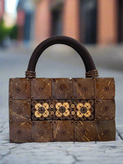 Ethnic Coconut Shell Handbag – Add a Unique Natural Touch to Your Style