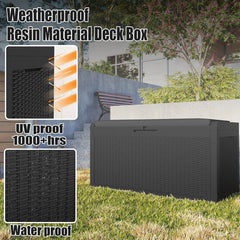 100 Gallon Lockable Storage Box - Durable, Waterproof, and UV-Resistant - Perfect for Mature Men Seeking Efficient Storage Solutions