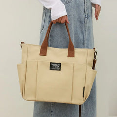 Urban Minimalist Canvas Tote Bag - The Perfect Blend of Style and Functionality for the Modern Woman