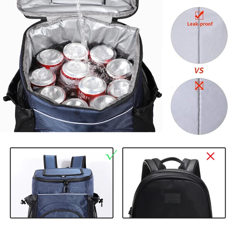 33L Ultimate Cooler Backpack - Carry Comfort, Keep Cool - Perfect for Picnics & BBQs