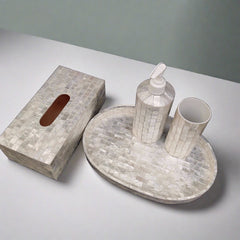 Exquisite Shell Capis Bathroom Set for the Modern Woman